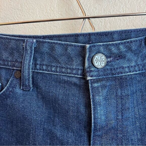 Tory Burch Denim Cutoff Short - Picture 5 of 9